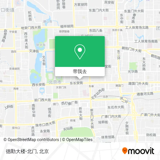 德勤大楼-北门地图