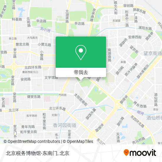 北京税务博物馆-东南门地图