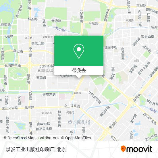 煤炭工业出版社印刷厂地图