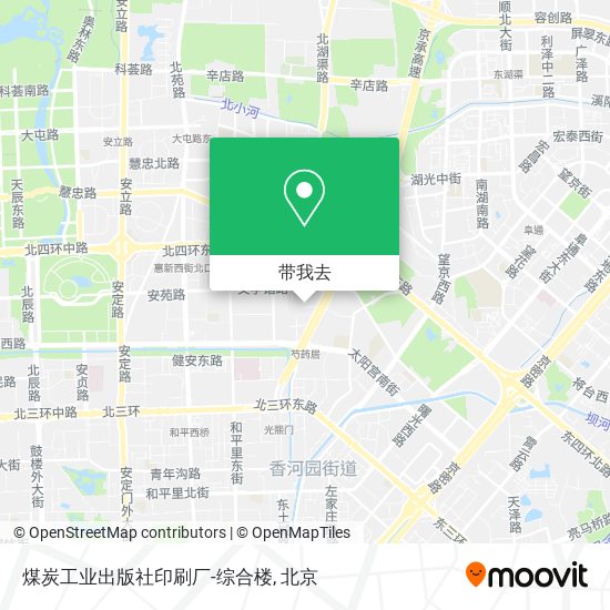 煤炭工业出版社印刷厂-综合楼地图