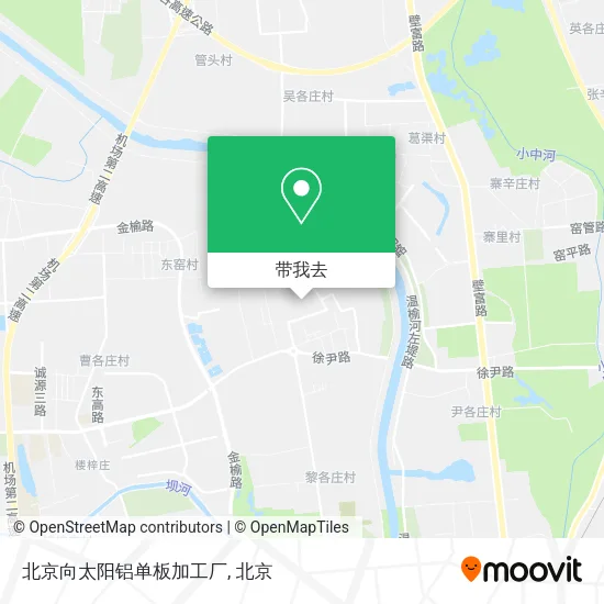 北京向太阳铝单板加工厂地图