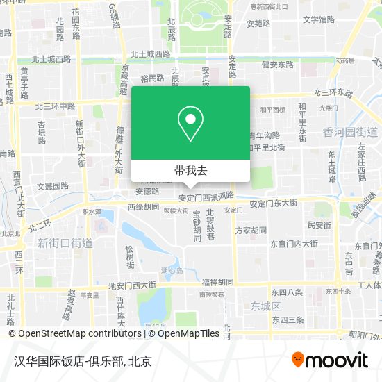 汉华国际饭店-俱乐部地图