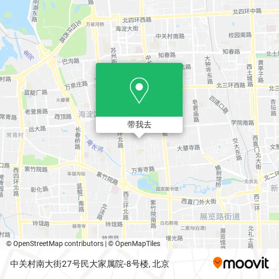 中关村南大街27号民大家属院-8号楼地图