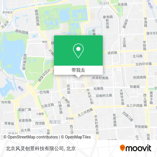 北京风灵创景科技有限公司地图