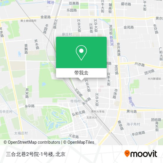 三合北巷2号院-1号楼地图