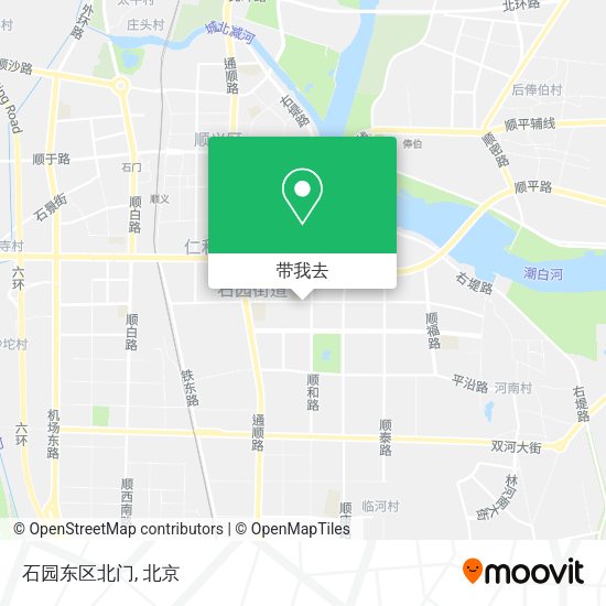 石园东区北门地图
