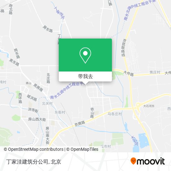 丁家洼建筑分公司地图