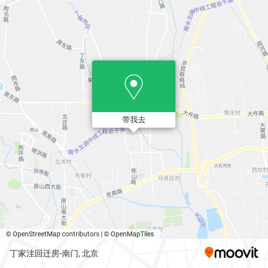 丁家洼回迁房-南门地图