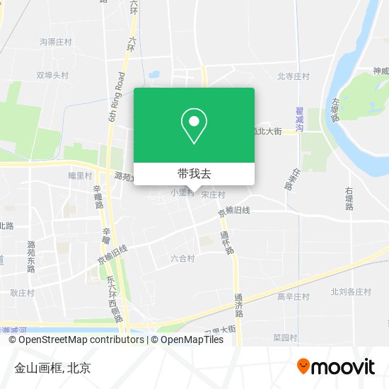 金山画框地图