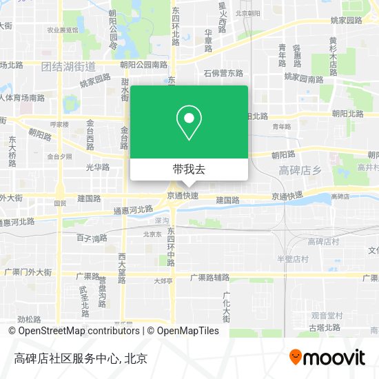 高碑店社区服务中心地图