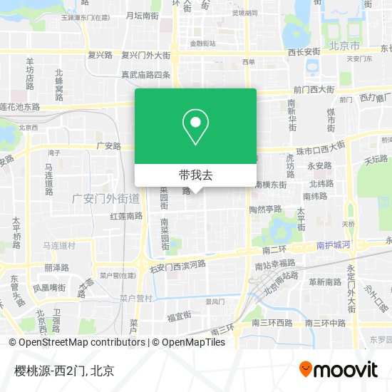 樱桃源-西2门地图