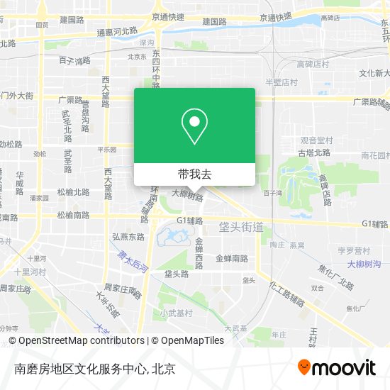 南磨房地区文化服务中心地图