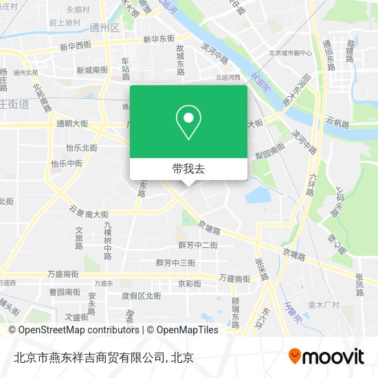 北京市燕东祥吉商贸有限公司地图