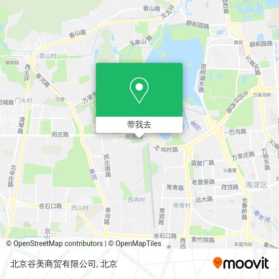 北京谷美商贸有限公司地图
