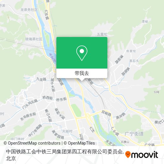 中国铁路工会中铁三局集团第四工程有限公司委员会地图