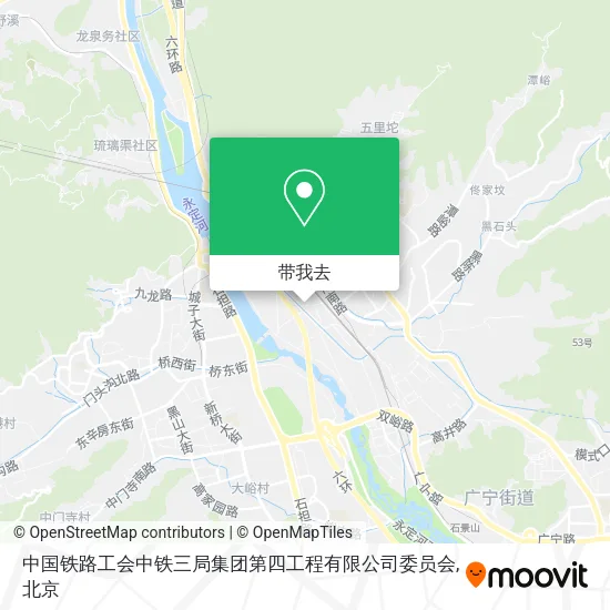 中国铁路工会中铁三局集团第四工程有限公司委员会地图