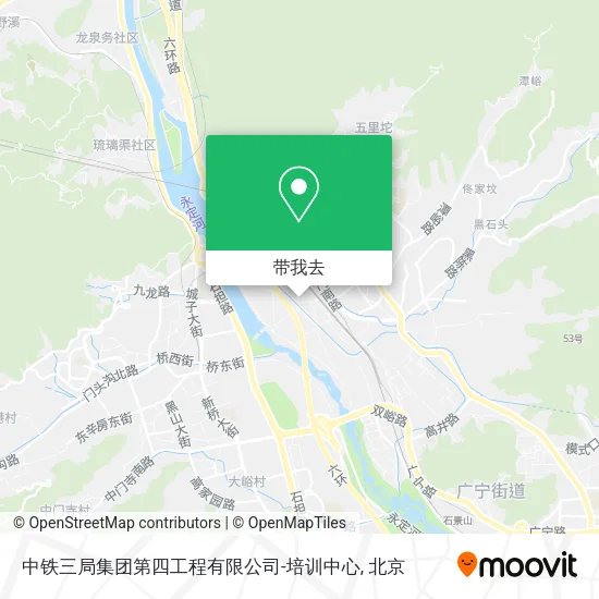 中铁三局集团第四工程有限公司-培训中心地图