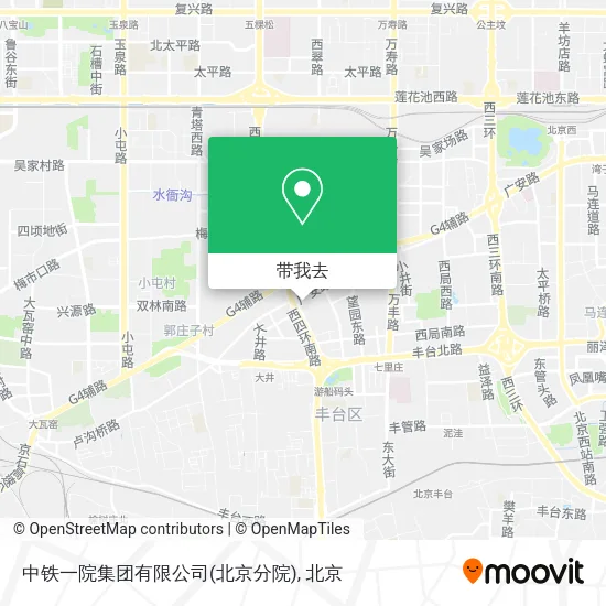 中铁一院集团有限公司(北京分院)地图