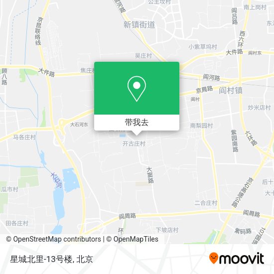 星城北里-13号楼地图