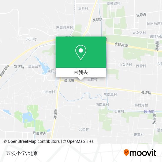 五侯小学地图