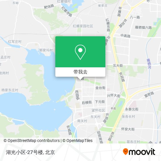 湖光小区-27号楼地图