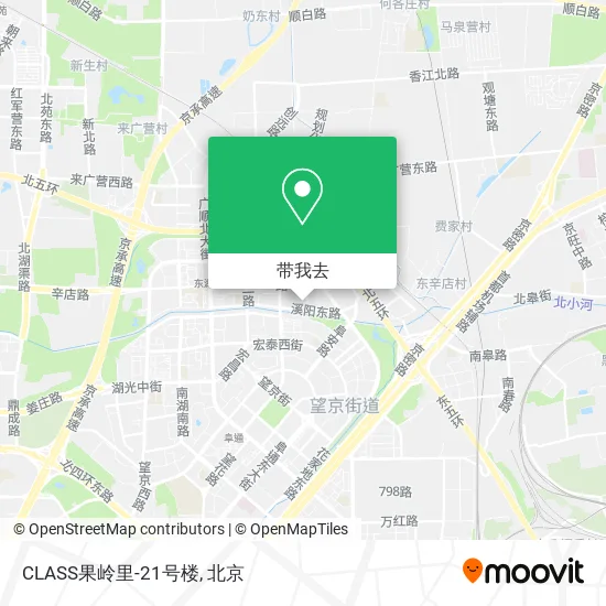CLASS果岭里-21号楼地图