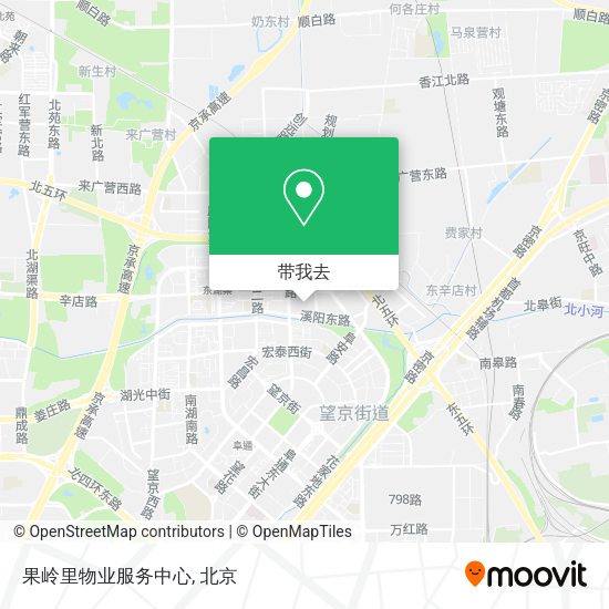 果岭里物业服务中心地图