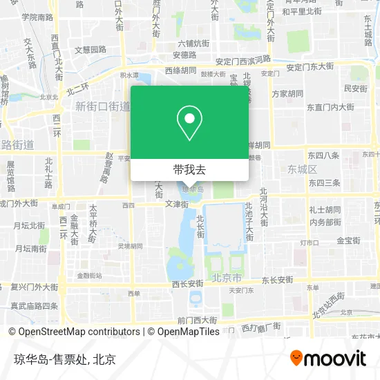 琼华岛-售票处地图