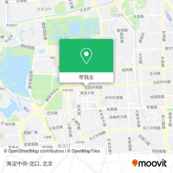 海淀中街-北口地图