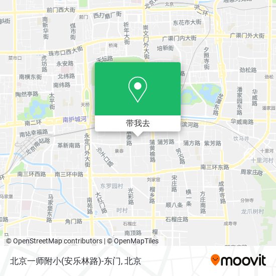 北京一师附小(安乐林路)-东门地图