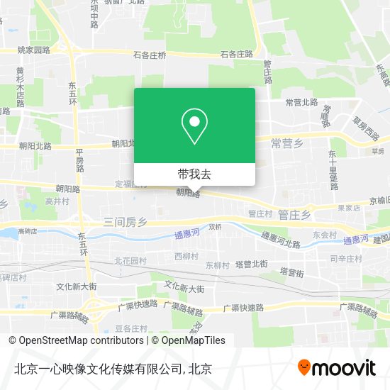 北京一心映像文化传媒有限公司地图