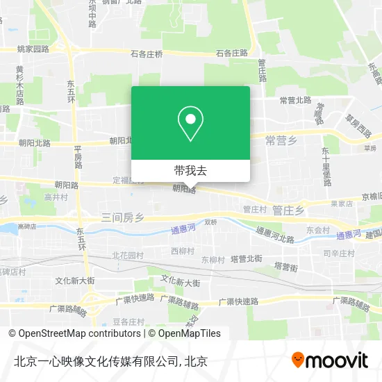 北京一心映像文化传媒有限公司地图