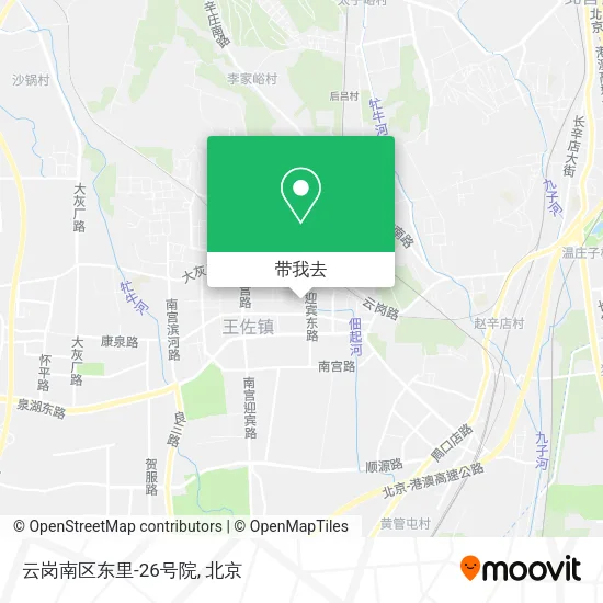 云岗南区东里-26号院地图