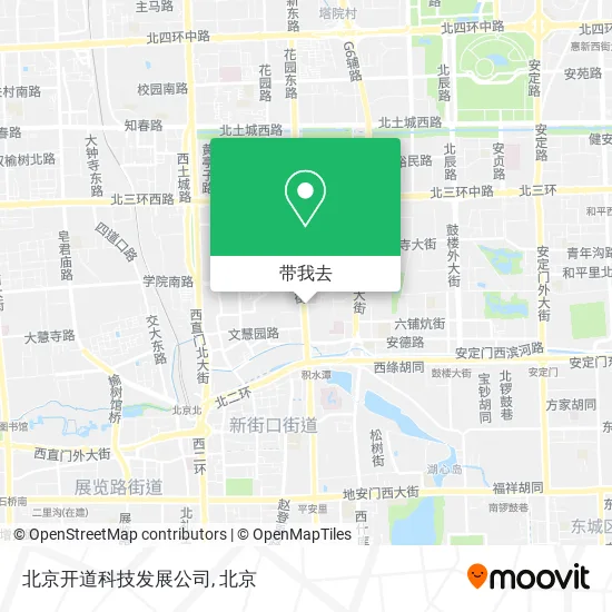 北京开道科技发展公司地图