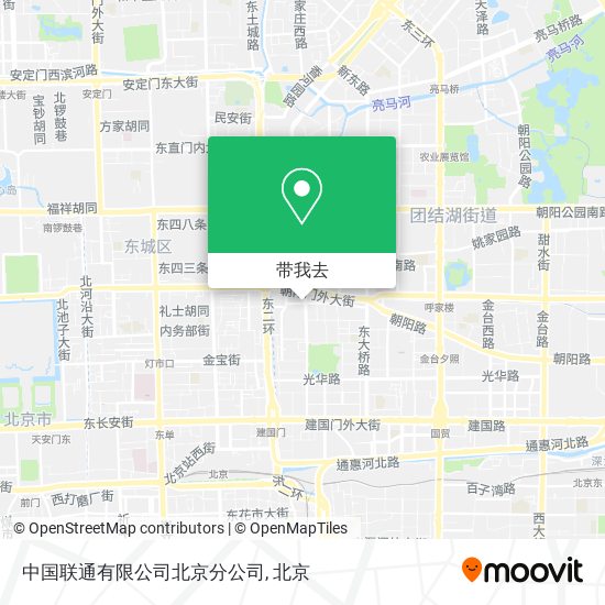 中国联通有限公司北京分公司地图