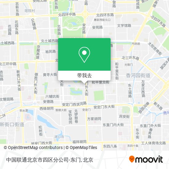 中国联通北京市四区分公司-东门地图