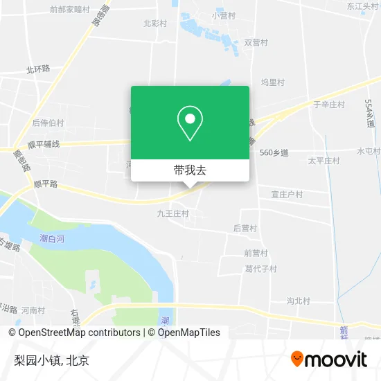 梨园小镇地图