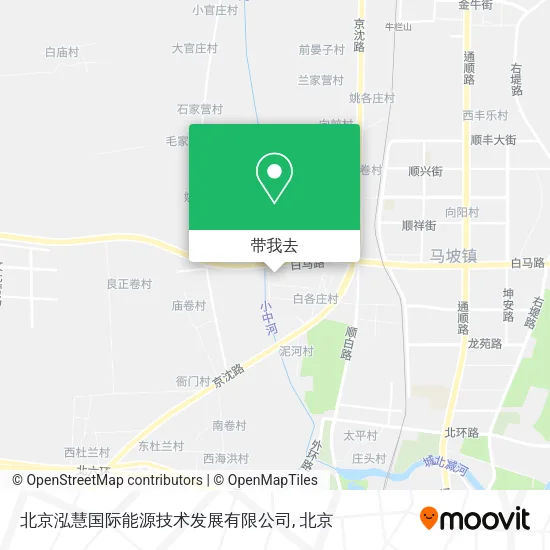 北京泓慧国际能源技术发展有限公司地图