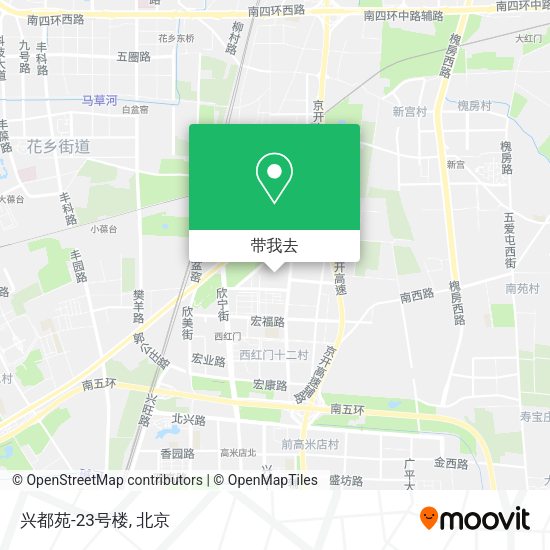 兴都苑-23号楼地图