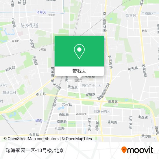 瑞海家园一区-13号楼地图