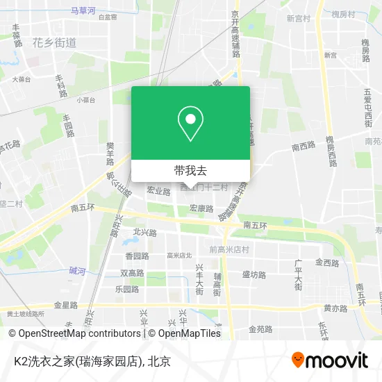 K2洗衣之家(瑞海家园店)地图