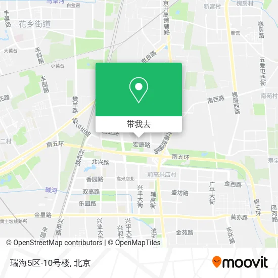 瑞海5区-10号楼地图