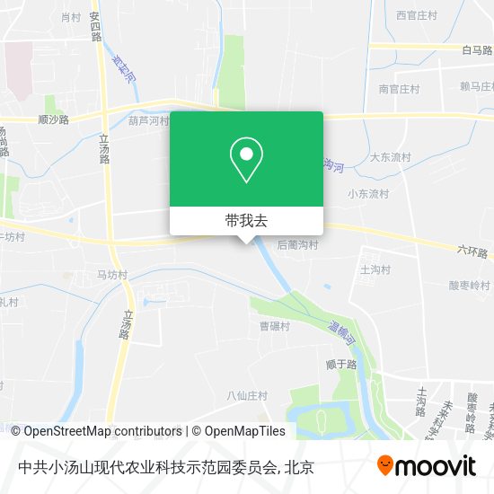 中共小汤山现代农业科技示范园委员会地图