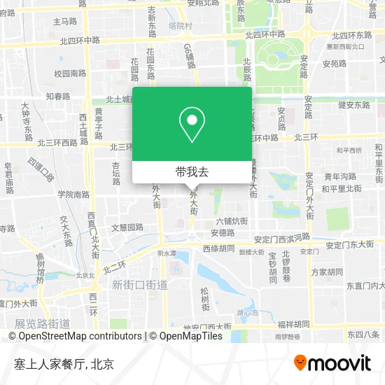 塞上人家餐厅地图
