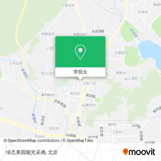 绿态果园观光采摘地图