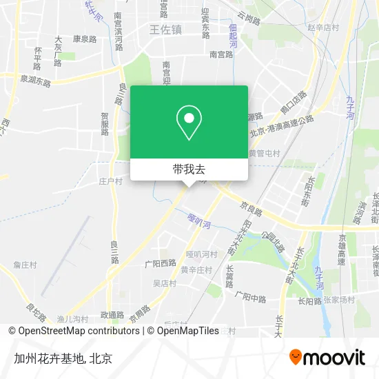 加州花卉基地地图