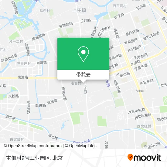 屯佃村9号工业园区地图