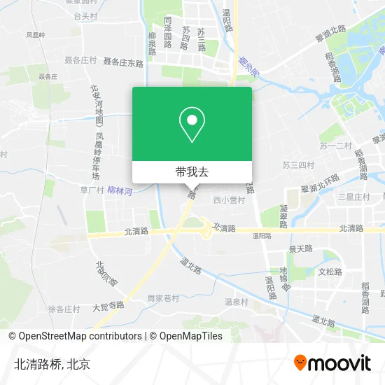 北清路桥地图