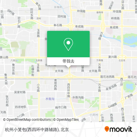 杭州小笼包(西四环中路辅路)地图