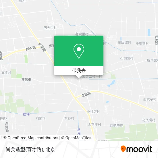 尚美造型(育才路)地图
